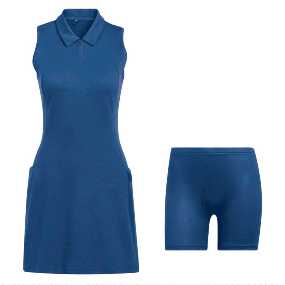NWT ADIDAS navy golf dress sleeveless with shorts